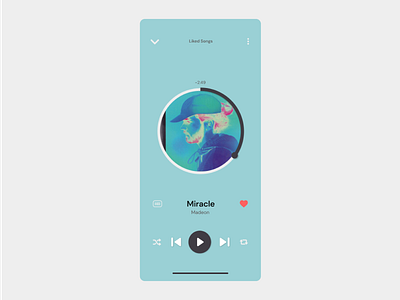 DailyUI 009 | Music Player