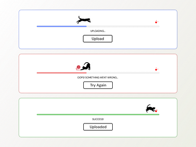DailyUI 011 | Flash Message cats dailyui error figma flash message message ui upload ux