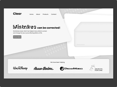 Landing Page Clear