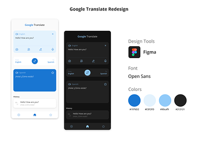 Google Translate Redesign design google redesign translate typography ui ux