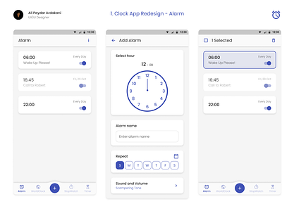 Clock App Redesign