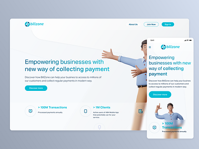 Way to payment collection in landing page design 3d animation branding creative design graphic design icon illustration logo typography ui ux vector