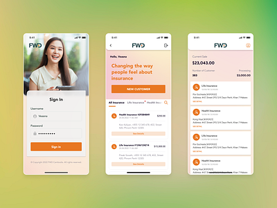 Insurance Mobile App for Customer Registration app customer customer onboarding design design thinking experience figma form design insurance interaction lead design self registration system design ui ux