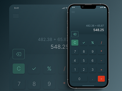 DailyUI#4 | Calculator