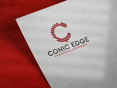 Conic Events Logo mockup brand identity design icon logo