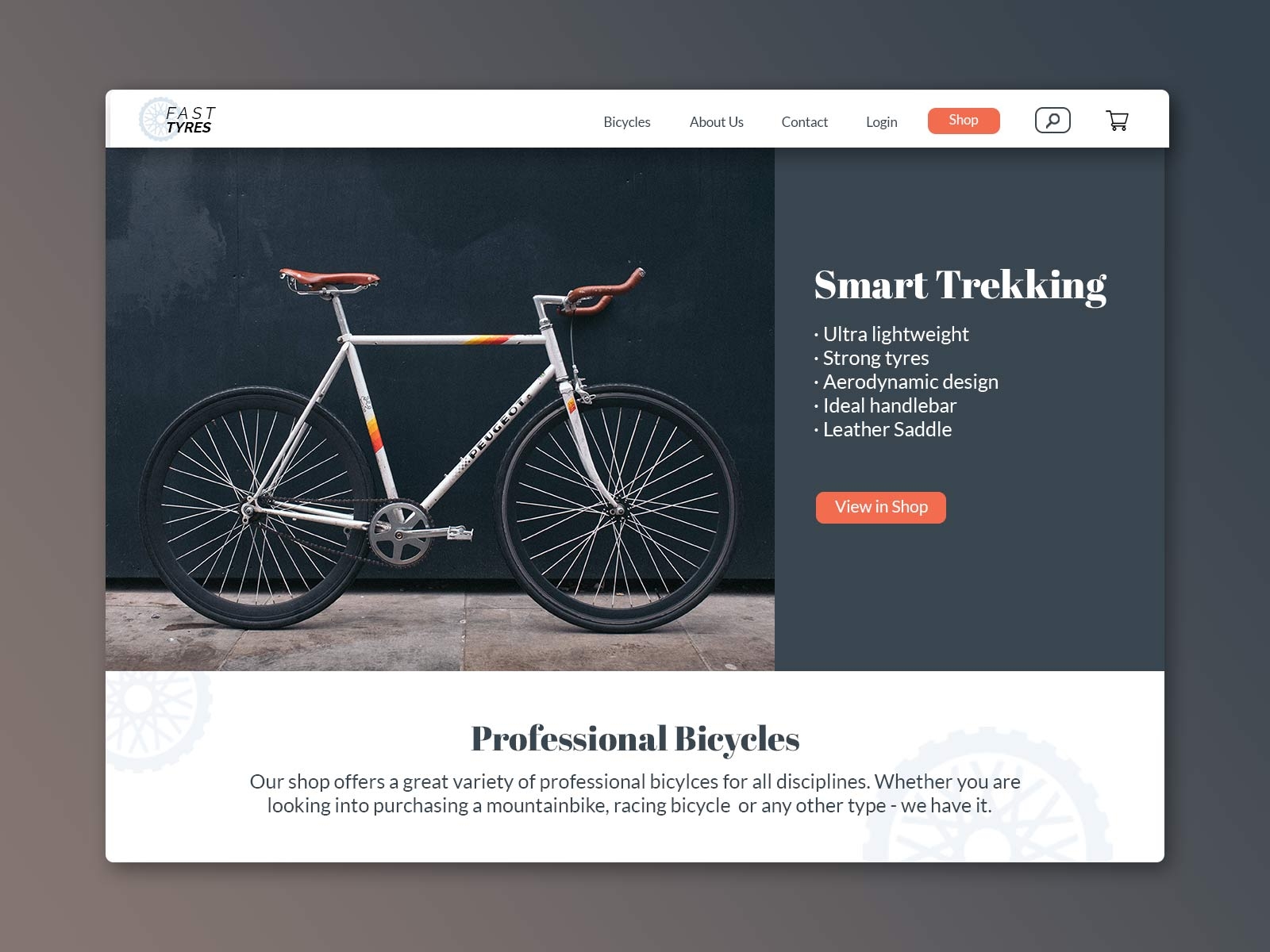 Bicycle Shop Website by Mandy UI/UX on Dribbble