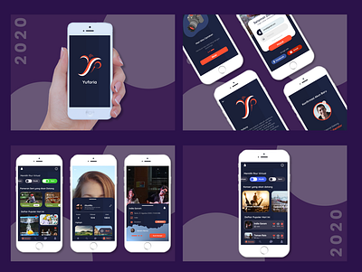 Yuforia App android app design app design art artworker covid19 design pandemic uidesign uiux