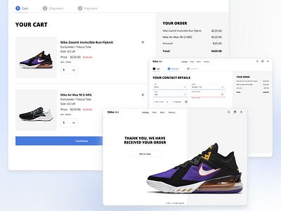 UI eCommerce cart