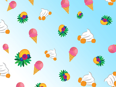 Ice cream rain! branding design icon design icon set icons illustration illustration art illustrator modernart vector