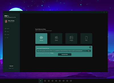 DWN | Download App for Desktop app design desktop desktop design minimal ui ux