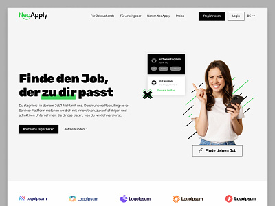 NeoApply | Startup Website Design