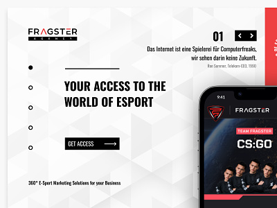 Esport Agency Webdesign | Virtual Entity agency esports web design webflow