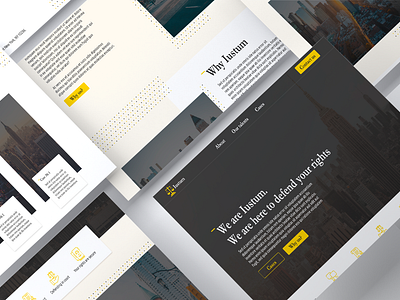 Iustum - Landing page Web Design