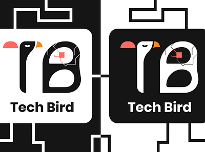 Tech Bird icon bird dailyui design design inspiration icon logo tech uidesign