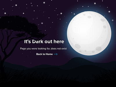 404 Page UI Design Example 404 404 error 404page dailyui dark design design inspiration ui uidesign webdesign
