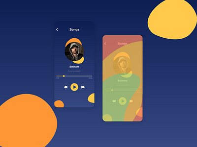 Music Player Example dailyui design design inspiration inspiration mobile design music music app music player ui uidesign