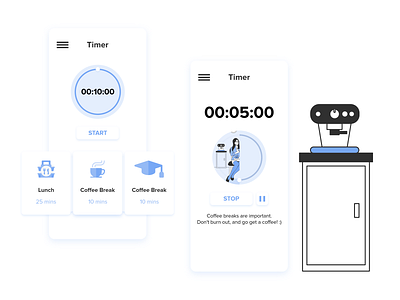 Countdown Timer UI Example countdown countdown timer countdowntimer dailyui design design inspiration illustration inspiration timer ui uidesign vector