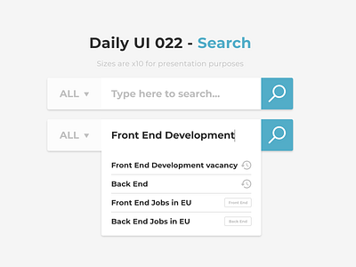 Search Bar UI Example