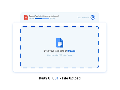 File Upload UI Example