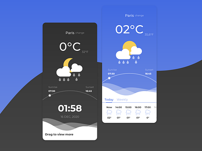 Weather UI Example