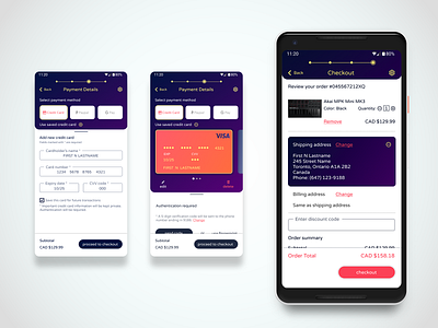 Daily UI #002 | Credit Card Checkout