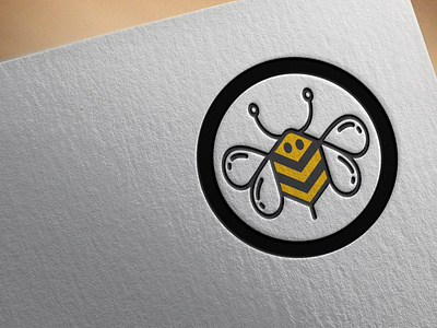 Bee logo design