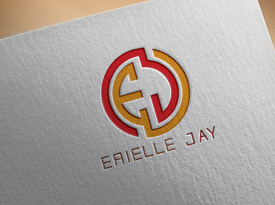 Erielle Jay business logo initial letter logo letter logo logo design modern logo monogram design monogram logo