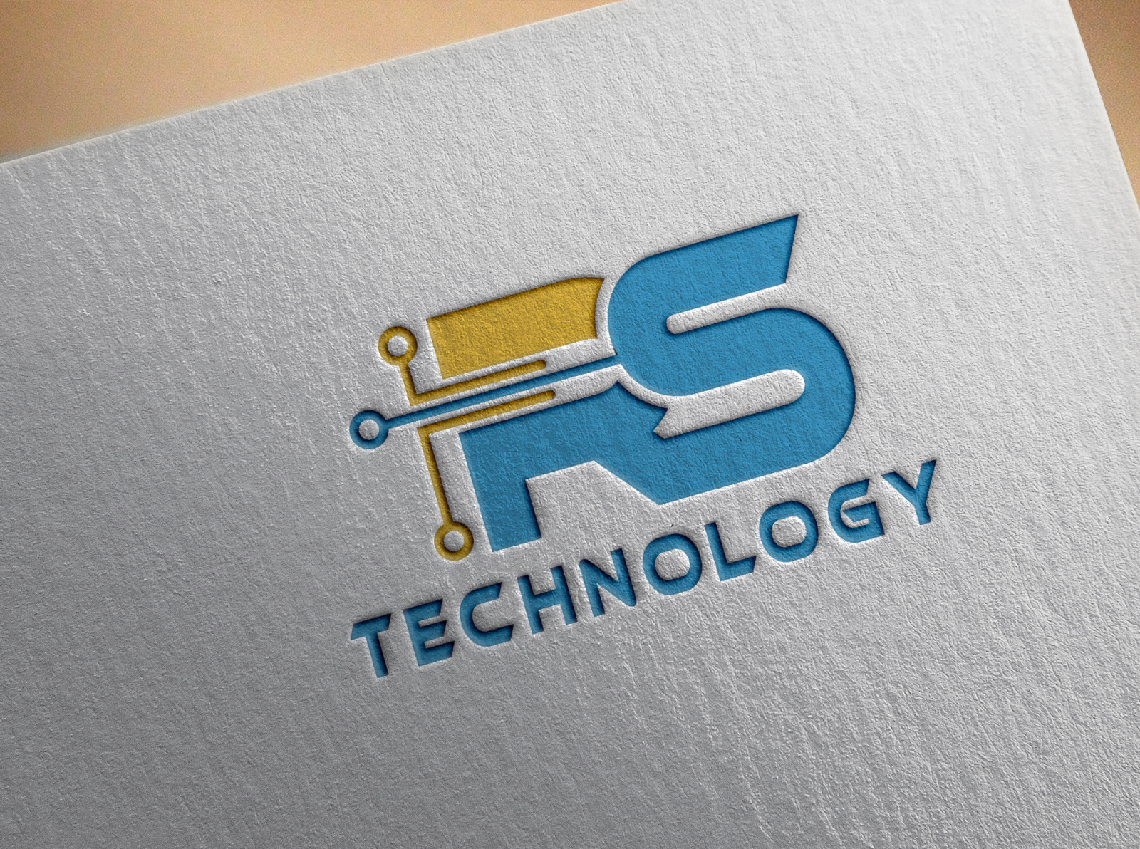 RS Technology logo design by MD. MIRAJ HOSSAIN on Dribbble