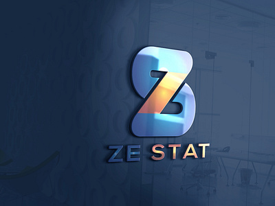 ZE Stat logo design