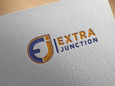 EJ letter logo design