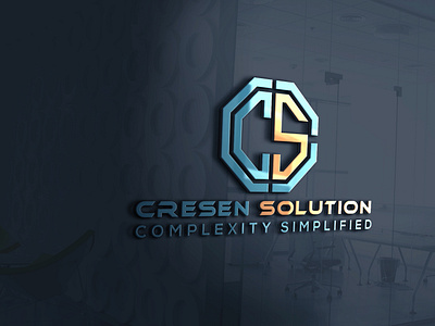 CS Letter Logo Design