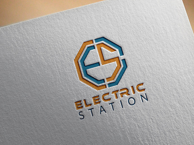 ES Letter Logo Design