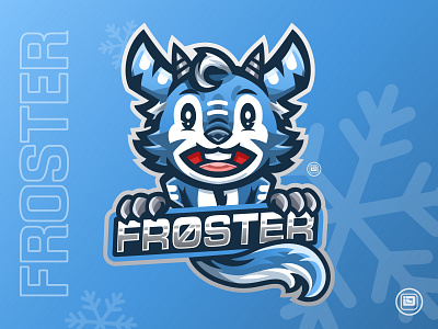 FROSTER Mascot Design art design esport icon illustration logo logo design logotype mascotlogo typography vector