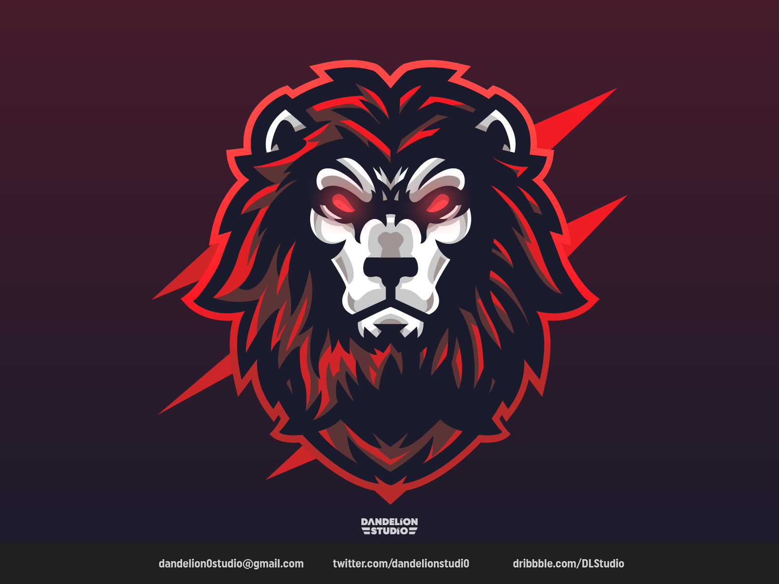 RED LEO Mascot Design by Dani Pham on Dribbble