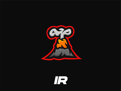 Volcano Mascot Logo