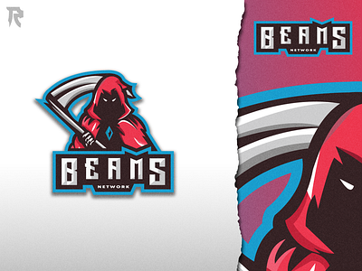 Beams Mascot Logo app branding design icon illustration logo typography ui ux vector