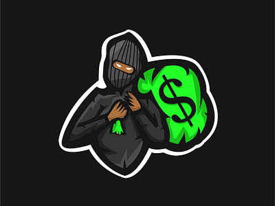 Thief Mascot logo