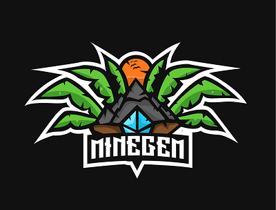 MineGem Mascot app branding design icon illustration logo typography ui ux vector