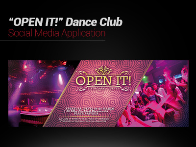 "Open It!" Dance Club Social Media Art Work branding digital artwork social media