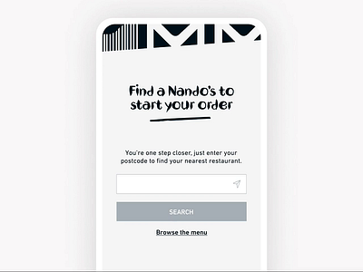 Nando’s restaurant search app design product product design ui ui ux ui design uidesign ux ux design