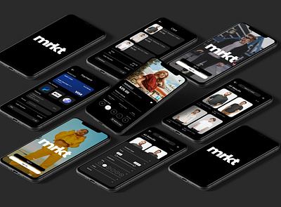 Mrkt - Fashion App Design app app design branding design fashion fashion app fashion brand ui ux