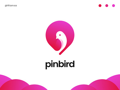 Pinpoint and Bird Logo