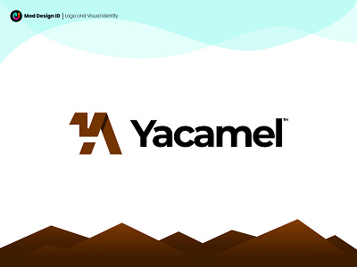 Yacamel ( letter Y + Camel ) arabic awesome logo branding cairo camel company design dubai flat illustration letter letter y logo minimalist logo modernlogo y