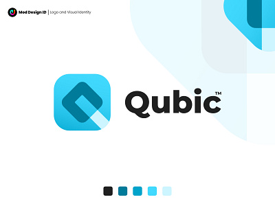 Qubic - Letter Q Logo Design app awesome logo company coroprate cube flat icon ios letter q logo minimalist minimalist logo modern modernlogo q tech logo trendy