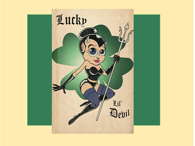 Lucky lil' Devil illustration