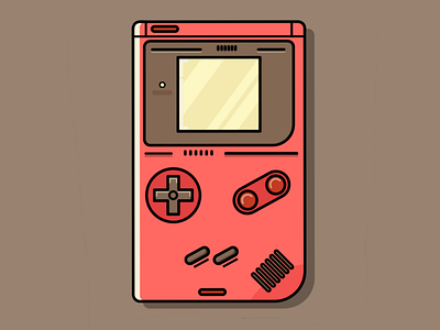 Game Boy Flat Design