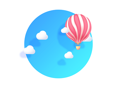 Hot Air Balloon illustrator