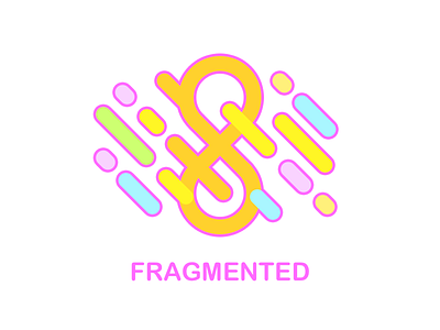 Fragmented illustrator logos