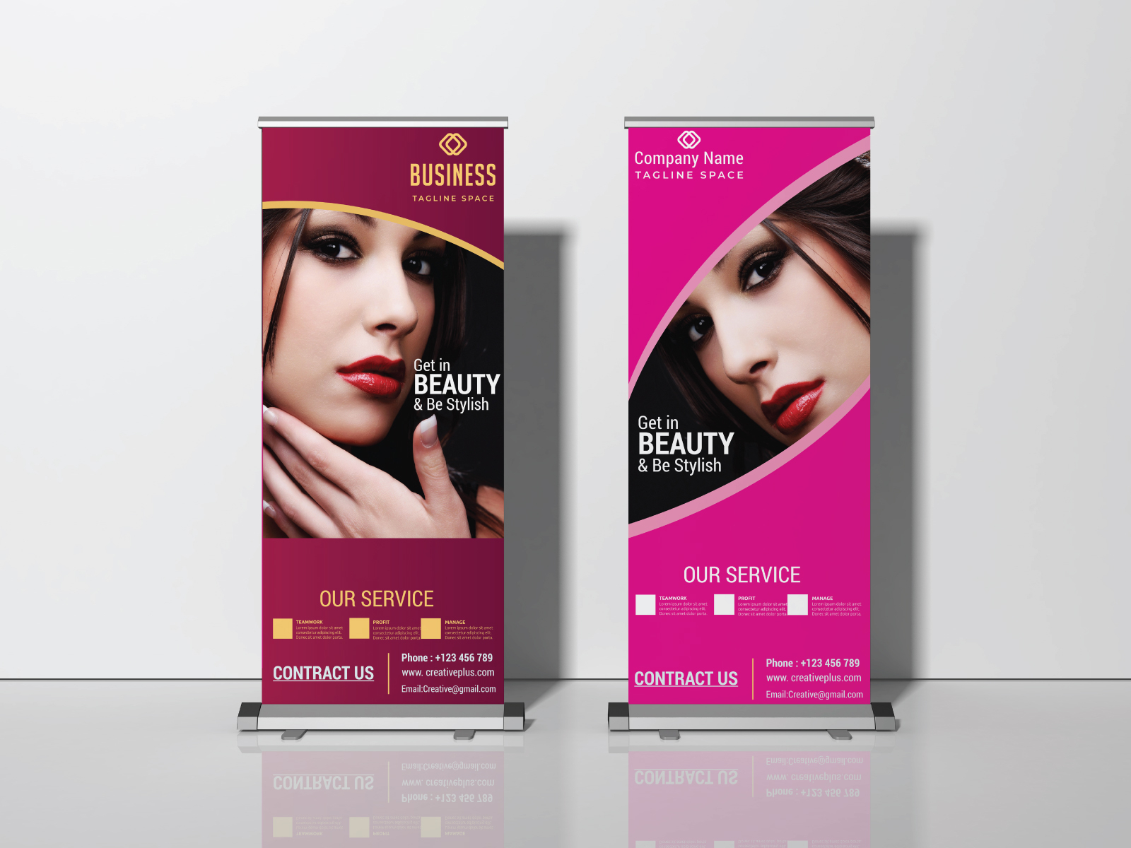 Roll Up Banner Design by Md.Aminul Islam on Dribbble