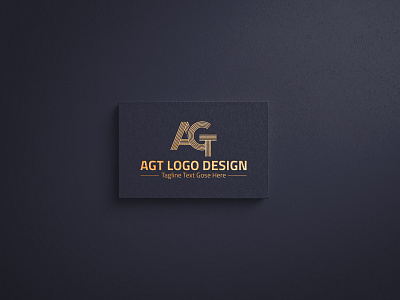 AGT Logo Design art brainding branding flat flyer flyer design logo minimal typography vector